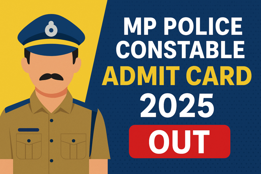 MPESB Police Constable Admit Card 2025 – Download