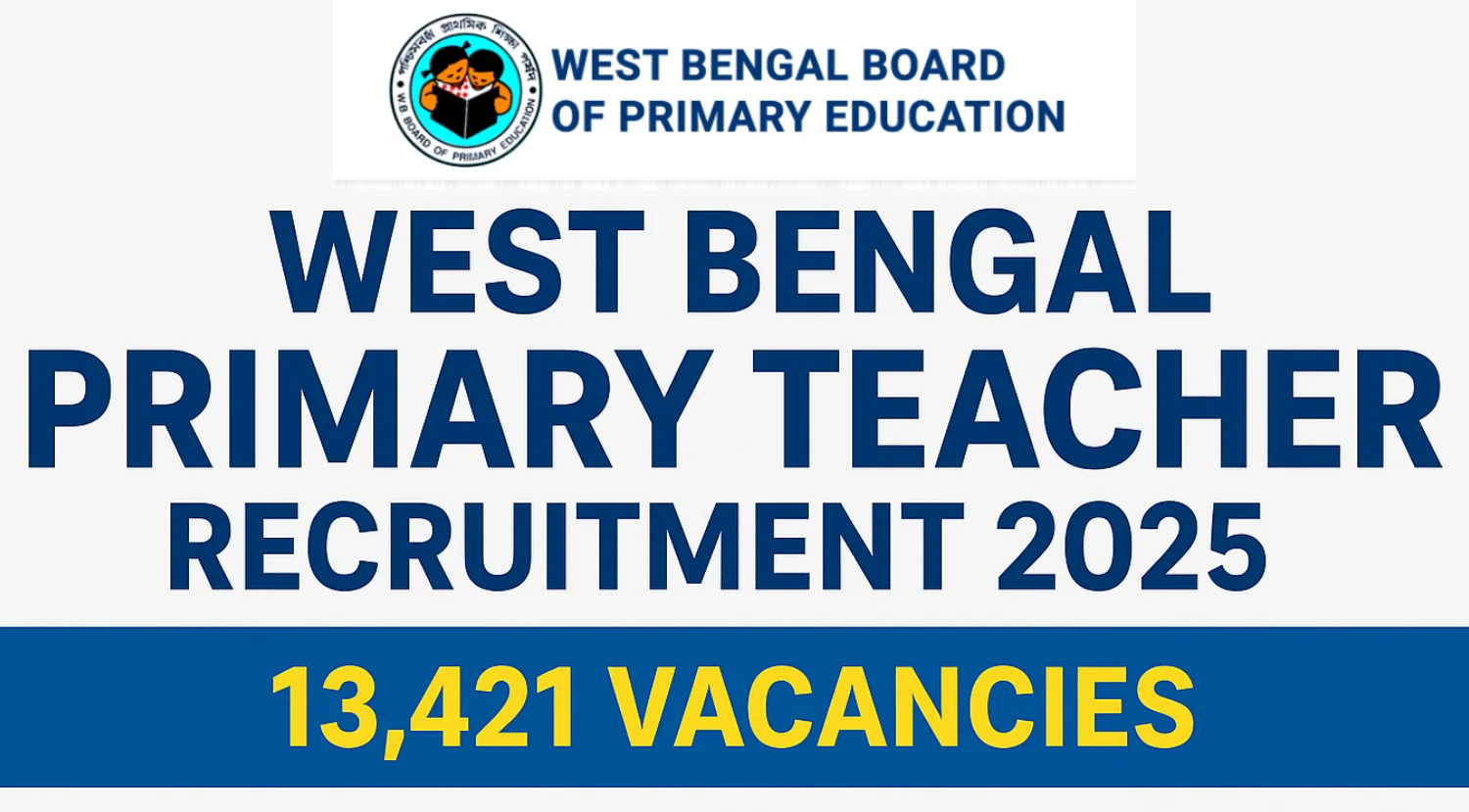 West Bengal Primary Teacher Recruitment 2025