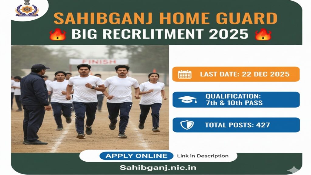 Sahibganj Home Guard Enrollment 2025