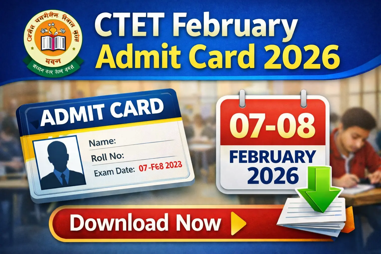 CTET February Admit Card 2026