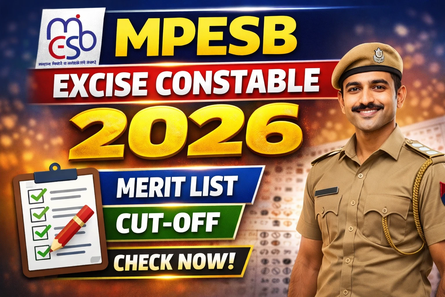 MPESB Excise Constable Result 2026