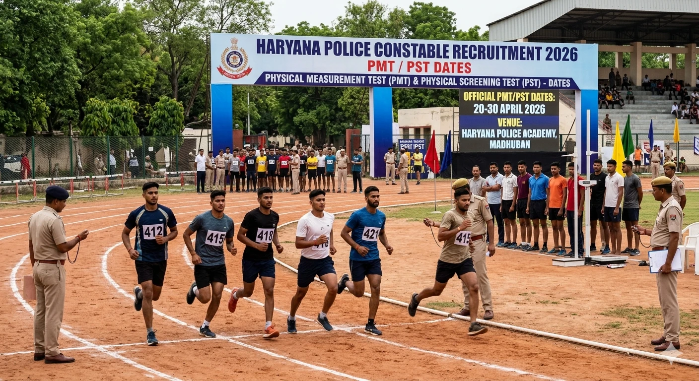 Haryana Police Constable PMT / PST Date 2026