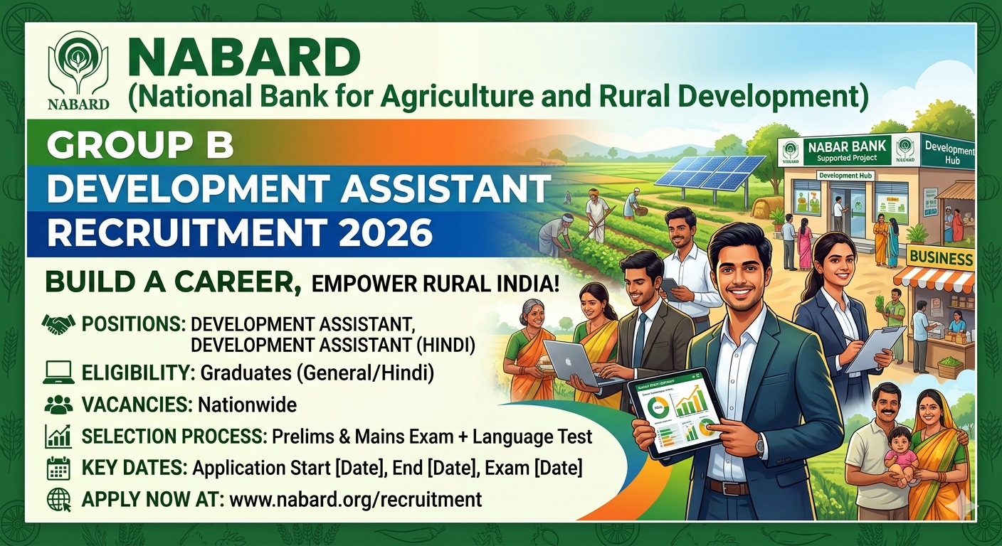 NABARD Group B Development Assistant Recruitment 2026