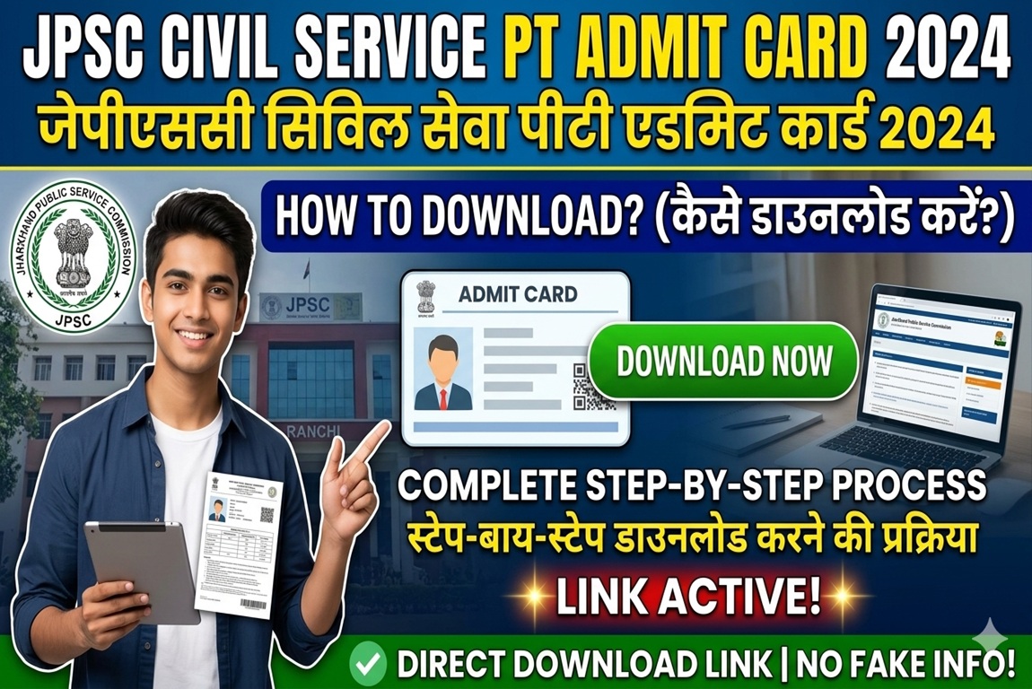 JPSC Prelims 2025 Admit Card-Out