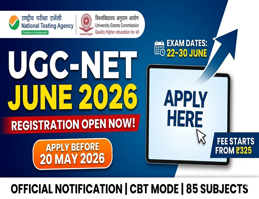 UGC-NET June 2026: Official Registration and Exam Details