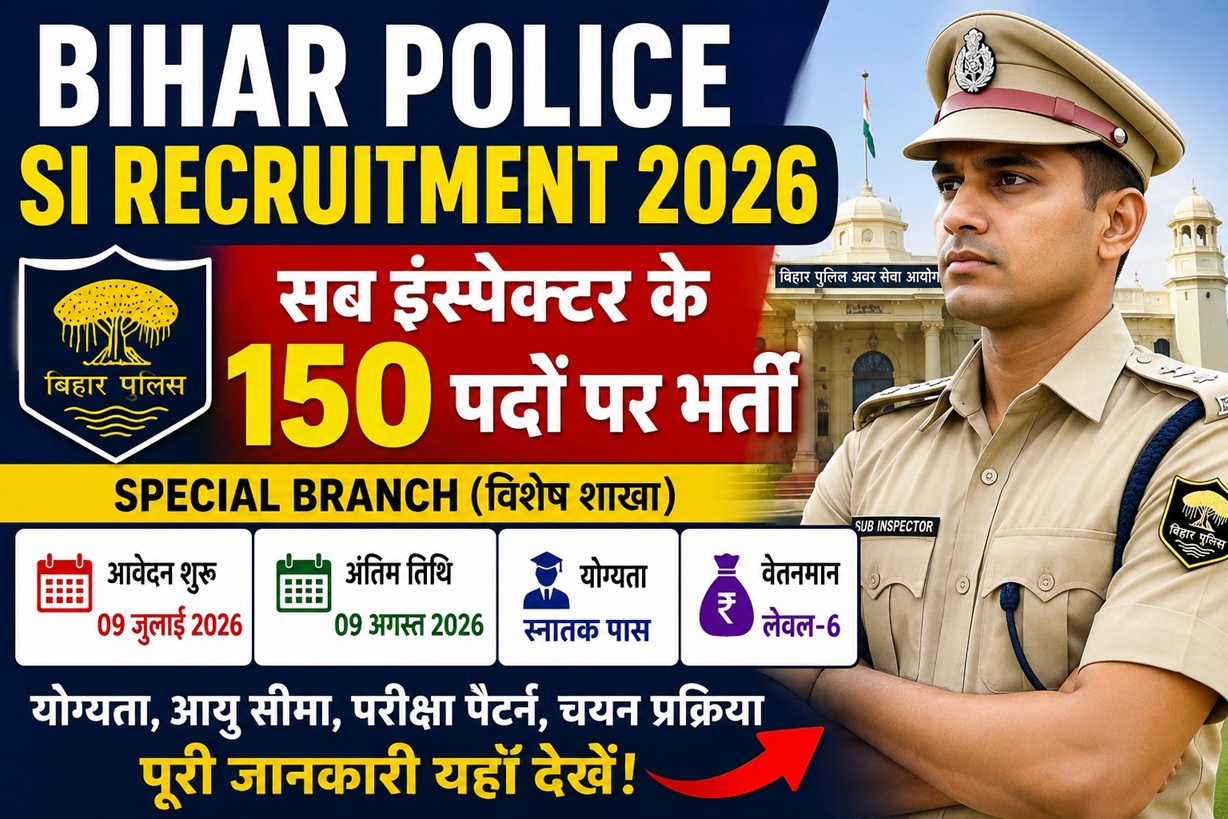 Bihar Police SI Recruitment 2026