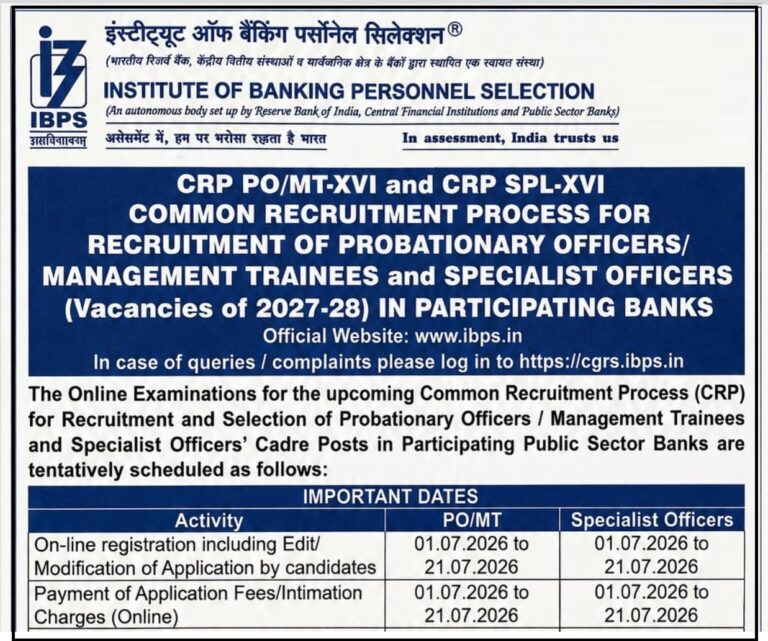 IBPS PO Recruitment 2026