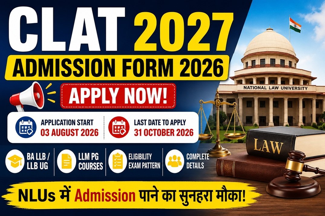 CLAT 2027 Admission Form 2026