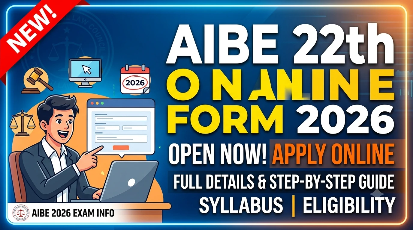 AIBE 22th Online Form 2026 !