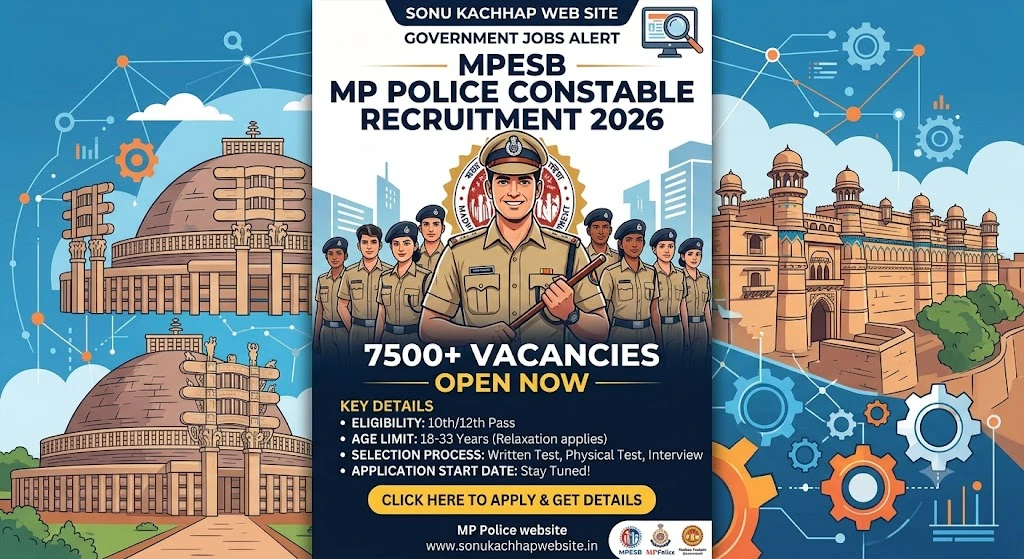 MPESB MP Police Constable Recruitment 2026