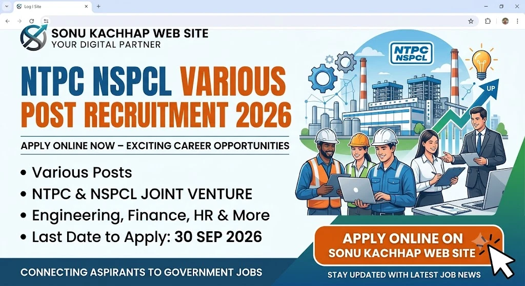 NTPC NSPCL Various Post Recruitment 2026 – Apply Online