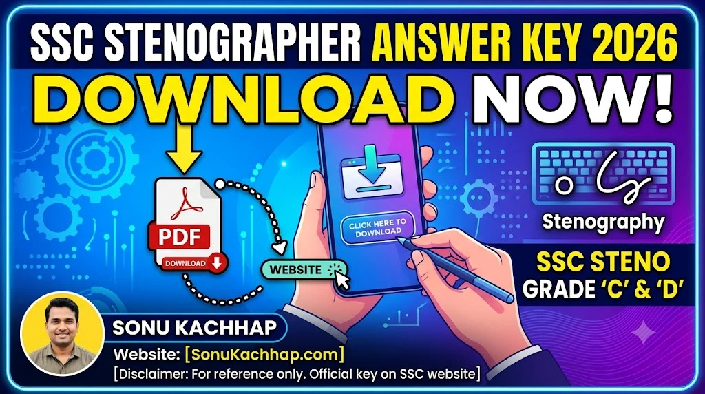 SSC Stenographer Answer Key 2026 – Download PDF & Check Key