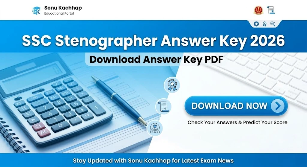 SSC Stenographer Answer Key 2026 – Download PDF & Check Key
