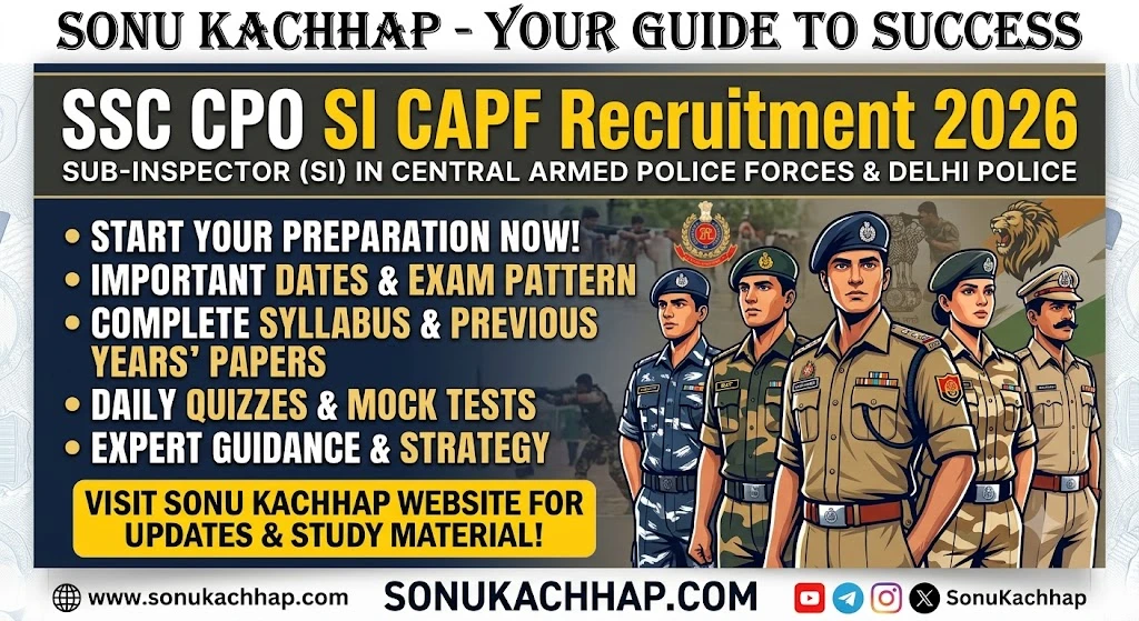 SSC CPO SI CAPF Recruitment 2026