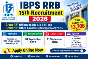 IBPS RRB 15th Recruitment 2026