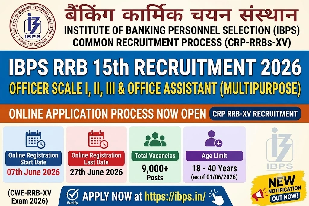 IBPS RRB 15th Recruitment 2026