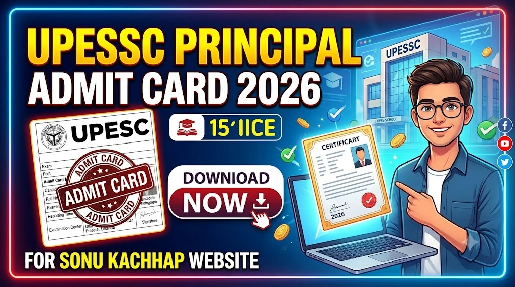 UPESSC Principal Admit Card 2026