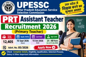 UPESSC PRT Assistant Teacher Recruitment 2026