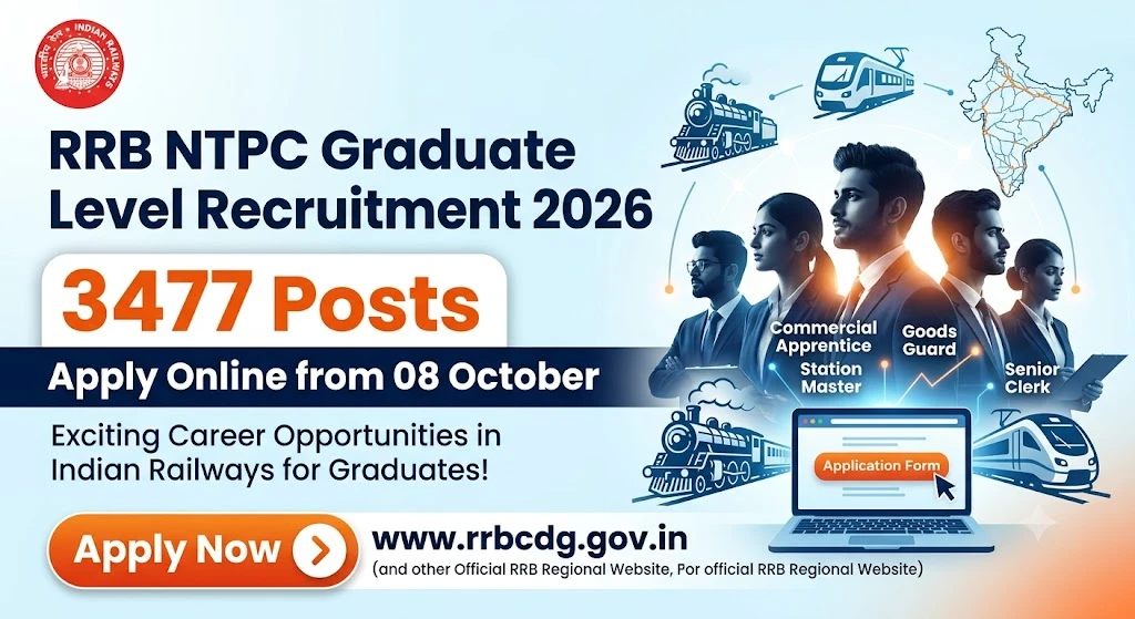 RRB NTPC Graduate Level Recruitment 2026