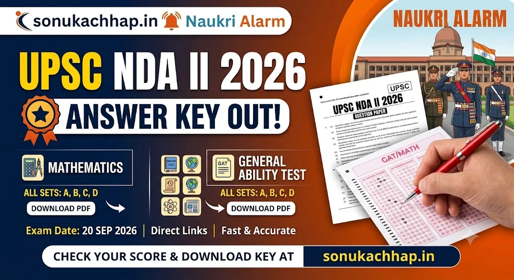 UPSC NDA II Answer Key 2026