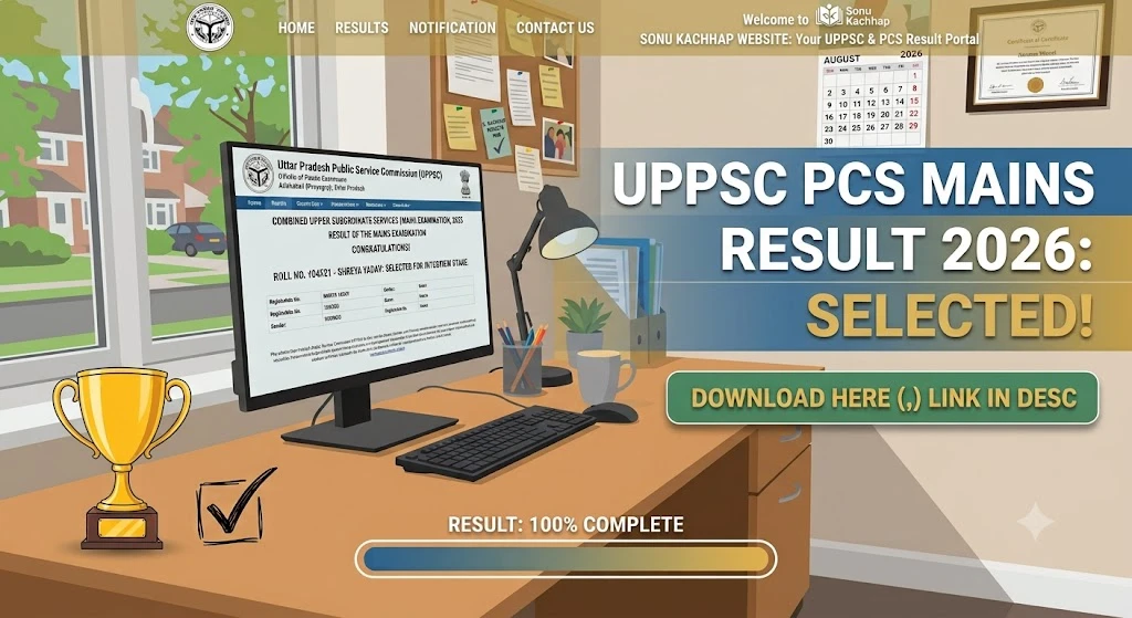UPPSC 2025 PCS Mains Exam Result 2026