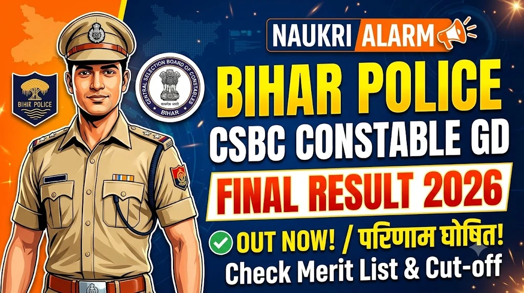 Bihar Police CSBC Constable GD Final Result 2026