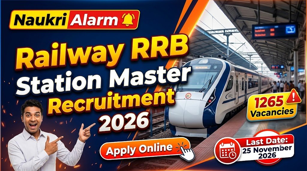 Railway RRB Station Master Recruitment 2026