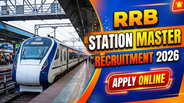 RRB Station Master Online Form 2026, Railway Station Master Vacancy 2026, RRB CEN 08/2026, RRB Station Master Eligibility, Railway Recruitment 2026