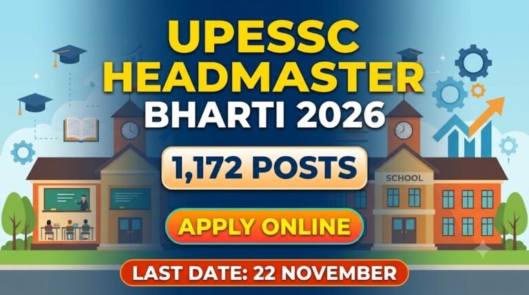 UPESSC UP Headmaster Recruitment 2026