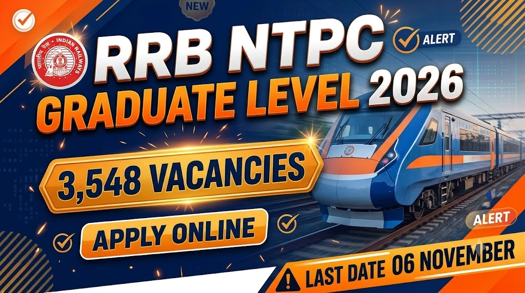 RRB NTPC Graduate Level Recruitment 2026