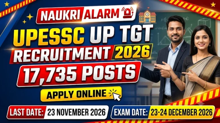 UPESSC UP TGT Recruitment 2026