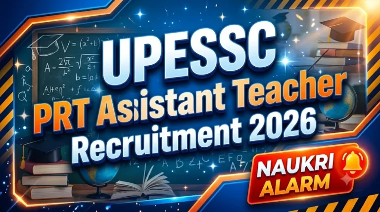 UPESSC PRT Assistant Teacher Recruitment 2026
