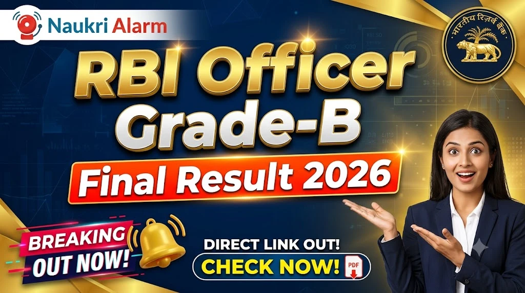 RBI Officer Grade-B Final Result 2026