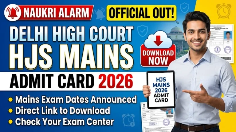 Delhi High Court HJS Mains Admit Card 2026