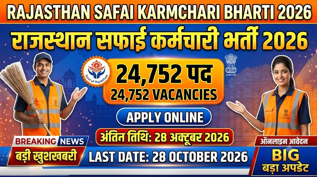 Rajasthan Safai Karmchari Recruitment 2026