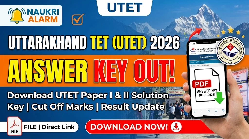 Uttarakhand TET Answer Key 2026