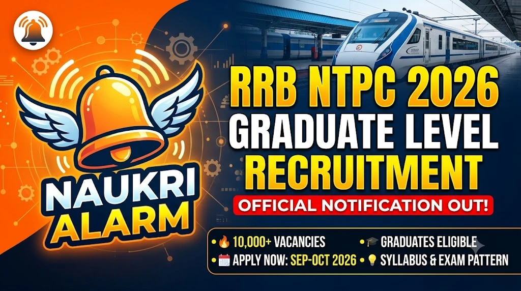 RRB NTPC Graduate Level Recruitment 2026
