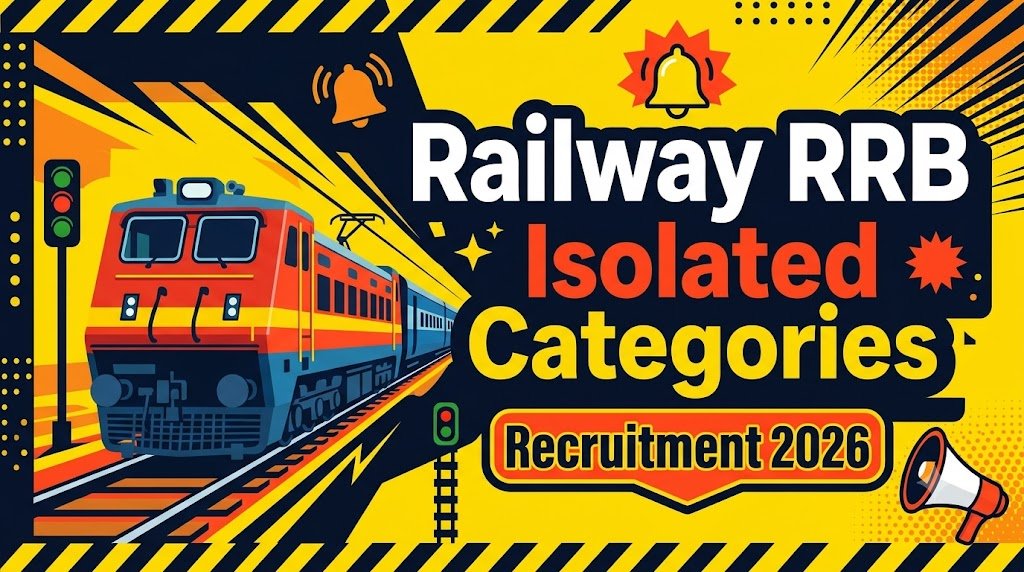 Railway RRB Isolated Categories Recruitment 2026